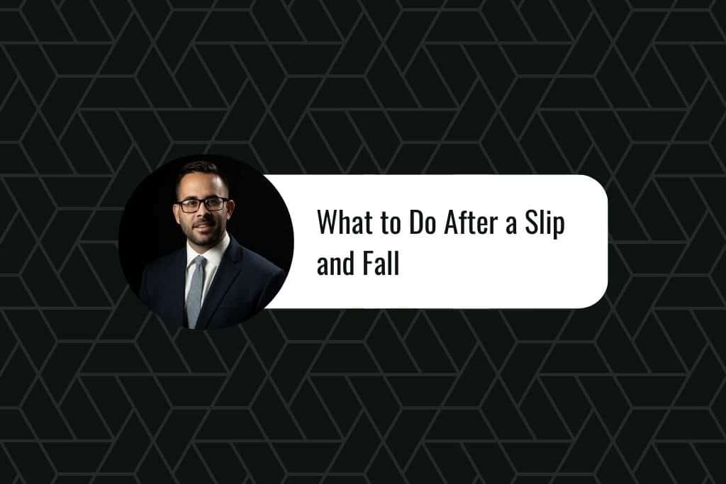 What to Do After a Slip & Fall | The Eichholz Law Firm