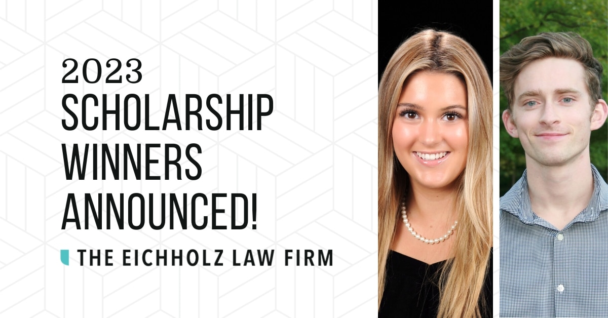 2023 Scholarship Winners Announced | The Eichholz Law Firm